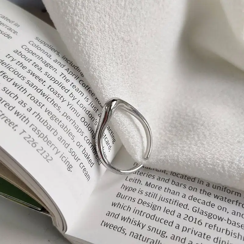 INZATT Настоящее Стерлинговое Серебро 925 пробы неправильной формы геометрическое