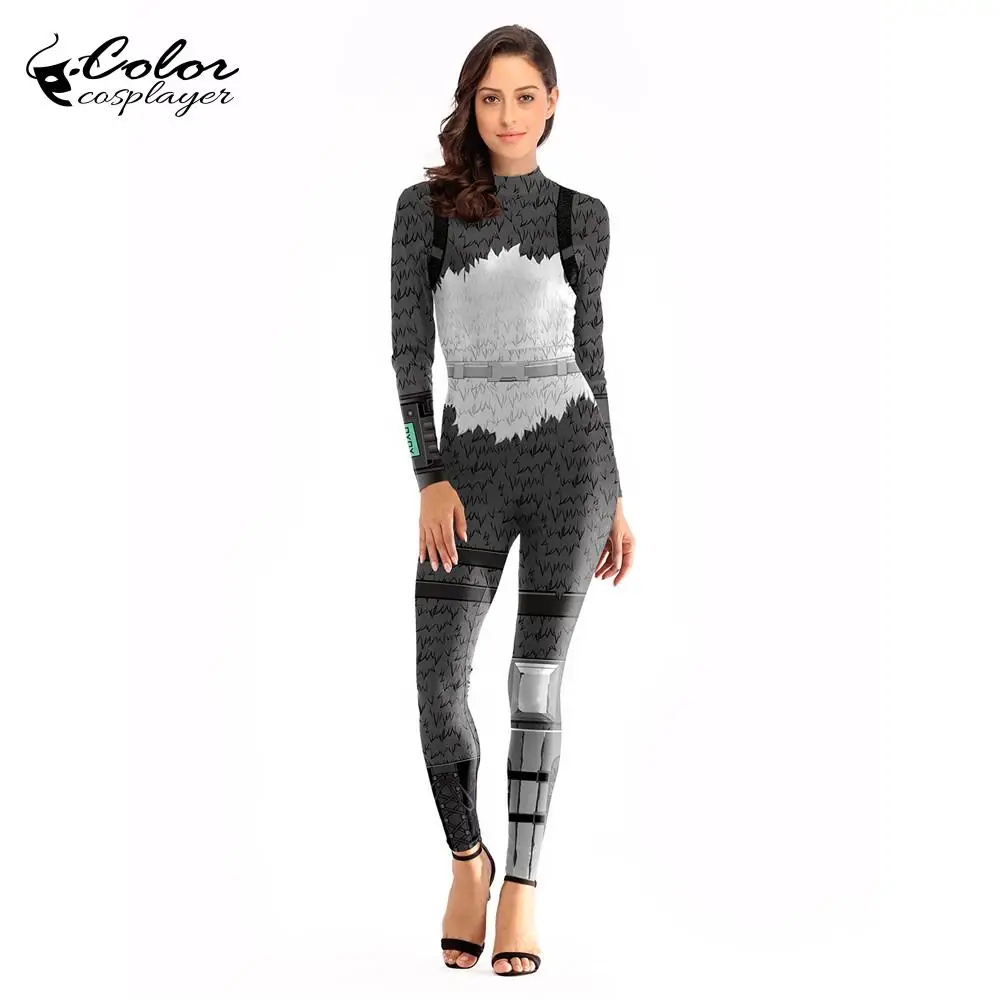 Женский комбинезон с длинным рукавом Классический для косплея в виде панды