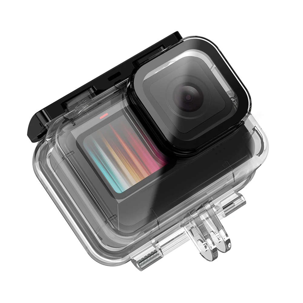 

Touch Screen Underwater Diving Protective Cover 50ATM Waterproof Case for GoPro Hero 9 Clear Underwater Diving Protective Cover