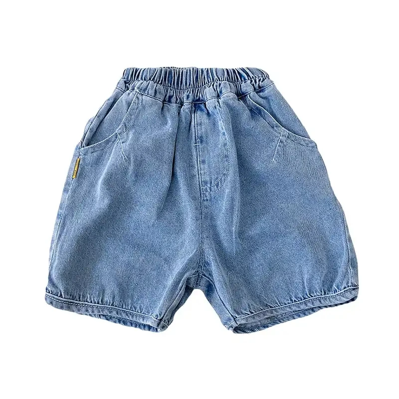 

Simple children's baby kids boys girls denim shorts boys girls summer thin loose baby boys casual pants jeans shorts P4 450