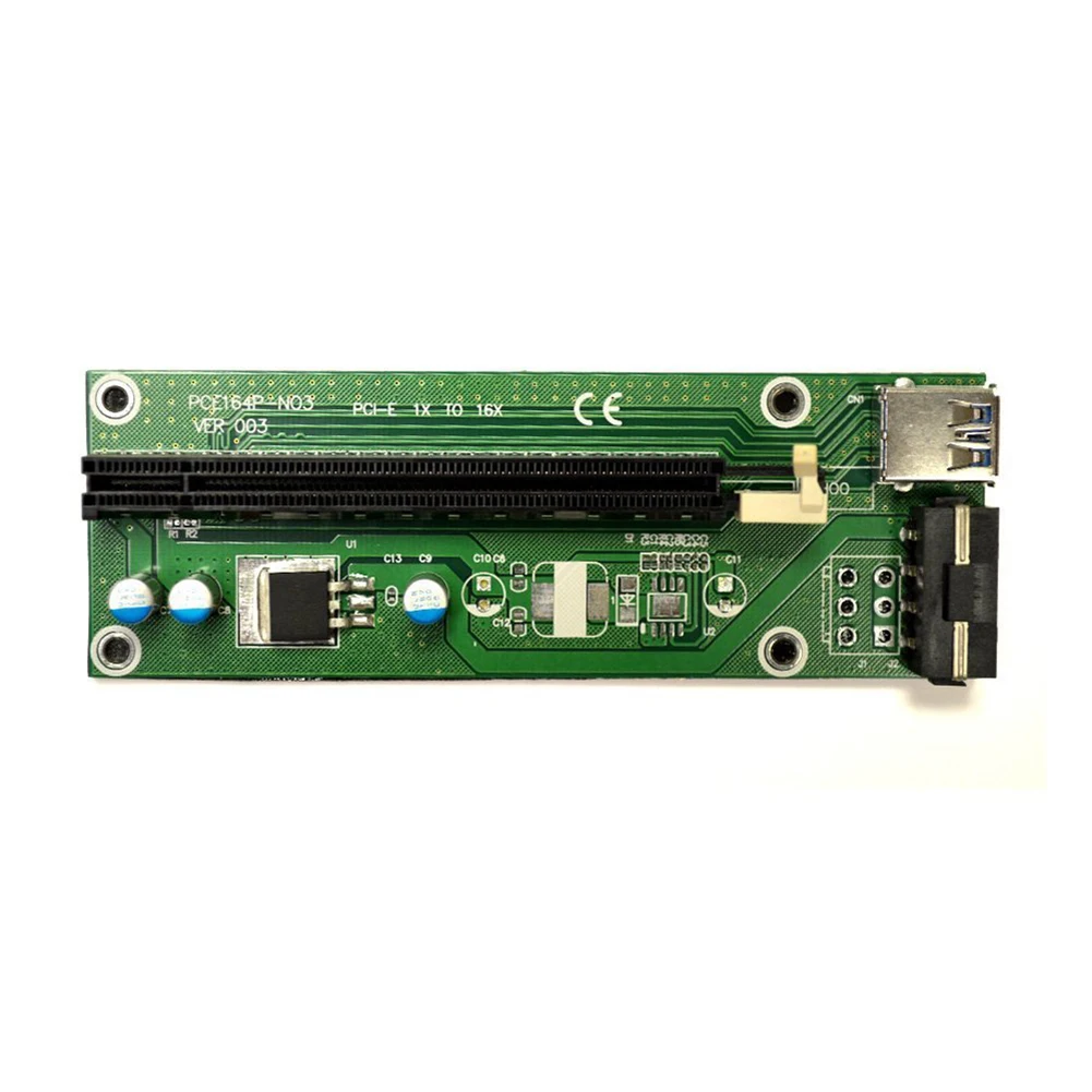 USB 3 0 PCI-E PCI Express для 16x удлинитель Riser Card кабель питания 30 см PCIE Mining адаптер биткоина