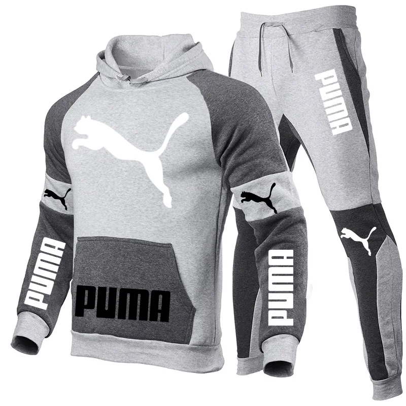 

2021 new autumn/winter men's suit hoodie + pants PUMA sportsuit casual sportswear track and field brand sportswear