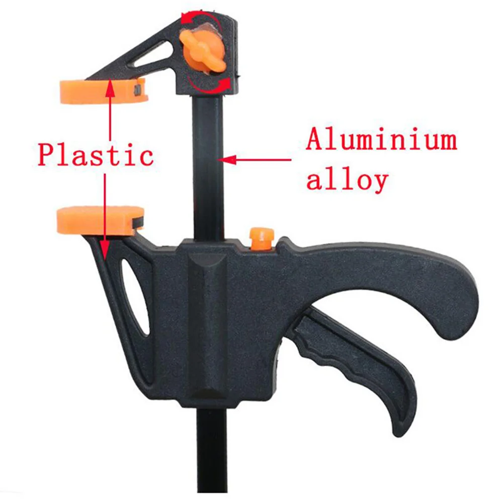 Балочные зажимы для деревообработки 4-дюймовые пластиковые зажим фиксированный