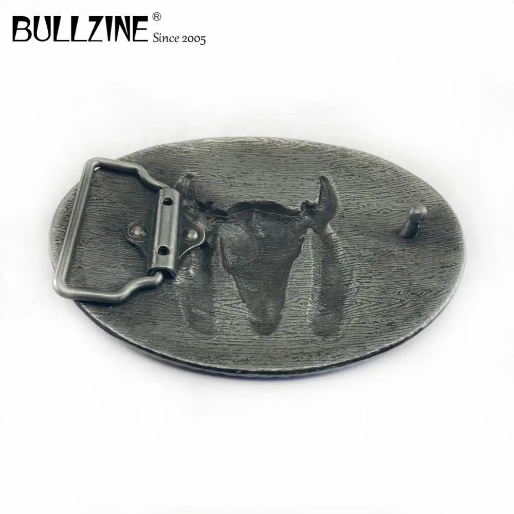 В Bullzine оптом бычий Рог пряжка на ремешке с pewer отделка FP 02847 подходит для детей