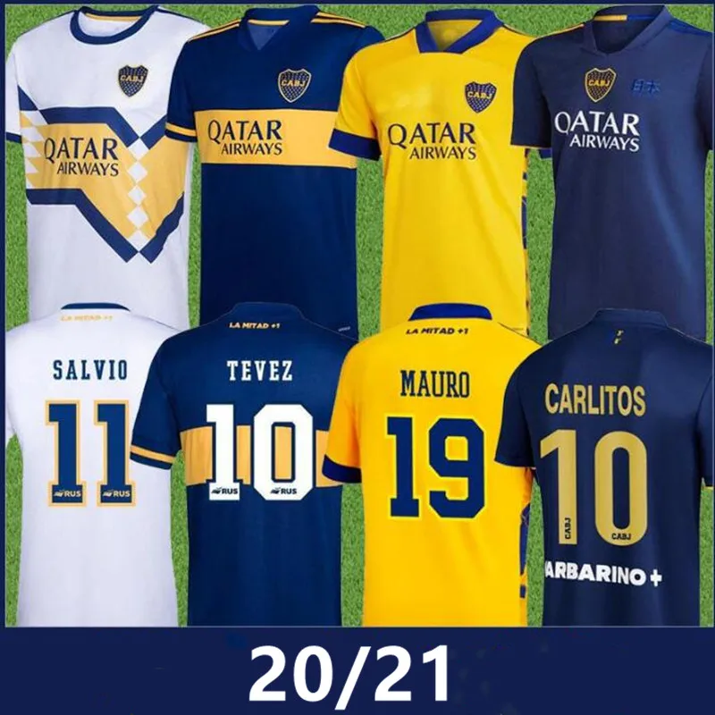 

2020 2021 Boca Juniors football shirt DE ROSSI TEVEZ BOCA 20 21 Camiseta CARLITOS MARADONA ABILA football shirt boca jrs kits ki