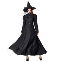 halloween costume stage show adult cosplay black witch witch playing parent child costume