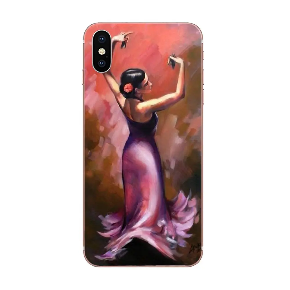 For Sony Xperia XZS XA1 L1 XA X Z Z1 Z2 Z3 Z4 Z5 XZ1 Compact E5 XZ Premium Phone Skin Case Artist Top Art The Spanish Dancer | Мобильные