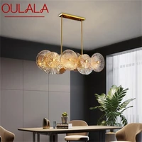 oulala chandelier gold rectangle pendant lamp postmodern home creative light fixture for living dining room
