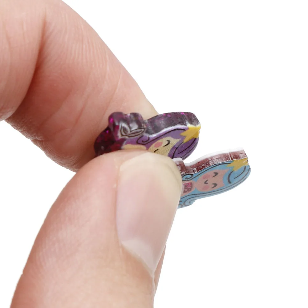 Новинка 10 шт. Кабошон из смолы Милая Мини Русалка плоская спинка для скрапбукинга