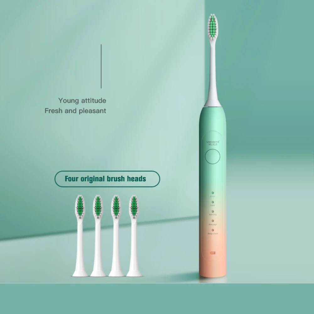 

Lansung Electric Toothbrush Magnetic Suspension Ultrasonic Toothbrush 5Modes Sonic Electric Rechargeable Toothbrush Dental Sound