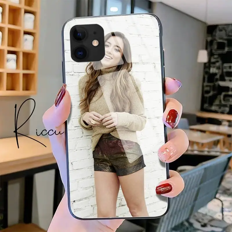 

Chloe Bennet Phone Case Tempered Glass For iPhone 11 Pro XR XS MAX 8 X 7 6S 6 Plus SE 2020 12 Pro Max Mini case