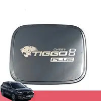 For Chery Tiggo 8 Pro 2021 2020 2019 Fuel Tank Cap Stainless Oiling Cover Covers Gas Tank Sticker Filler Neck Exterior Parts