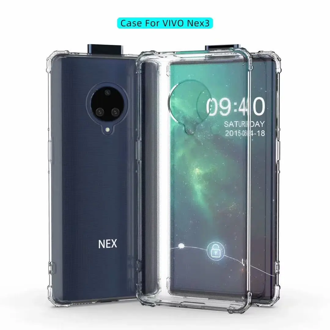 Подушка безопасности DropProof анти-шок Броня чехол для vivo NEX 3 V17 Pro Y17 NEO S1 Y7S IQOO Y11 Y12 Y15 Y3