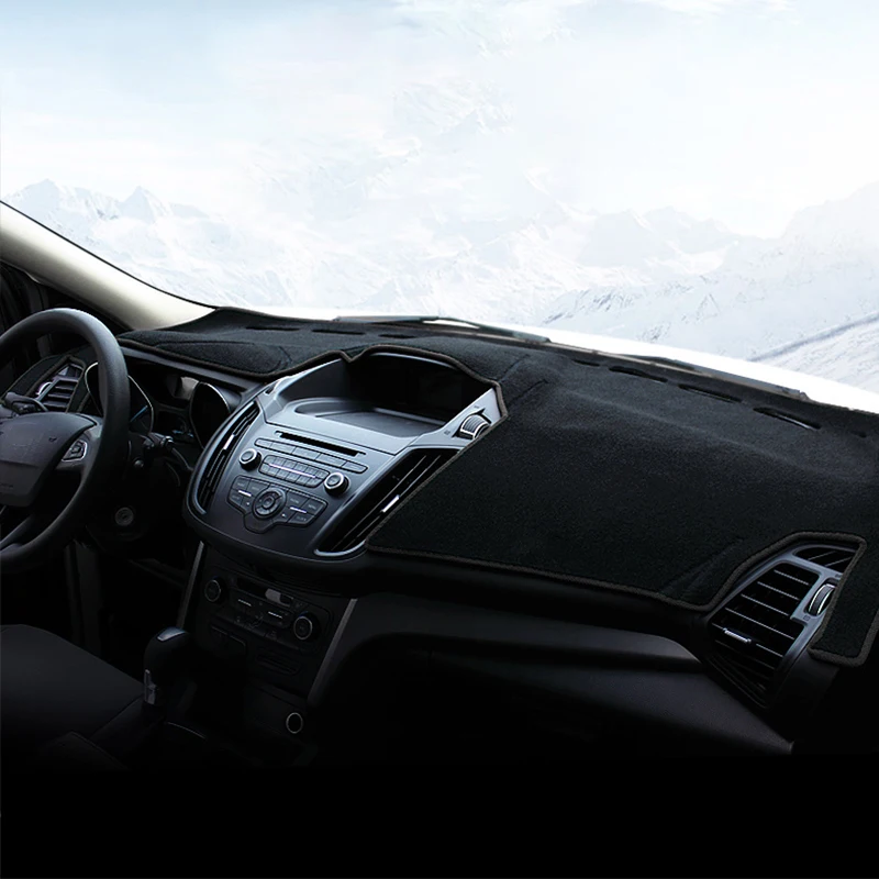 Для Ford Kuga 2013 2015 2016 2017 2018 2019 MK2 побег приборной панели автомобиля крышка коврики