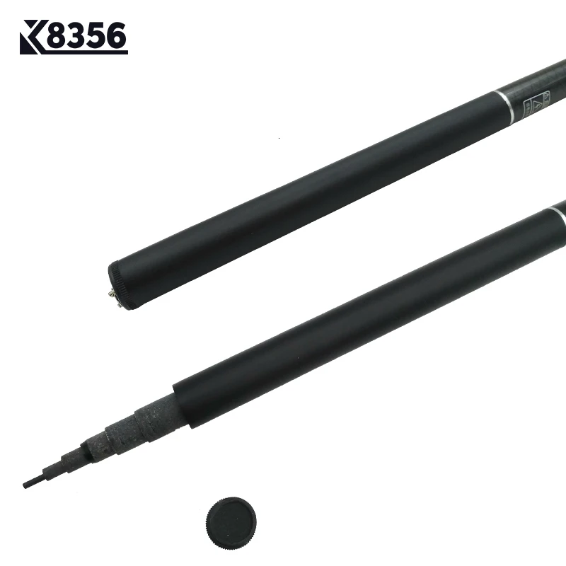 K8356 30T углеродного волокна 2,7/3,6/4,5/5,4/6,3 м телескопическая удочка Портативный Itaiwan Удочка ручной ультра легкий поток полюс