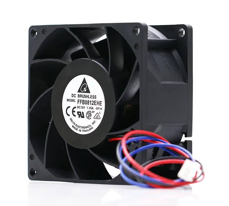 Оригинальный Дельта FFB0812EHE 8038 80 мм уплотнением сервер чехол вентилятор