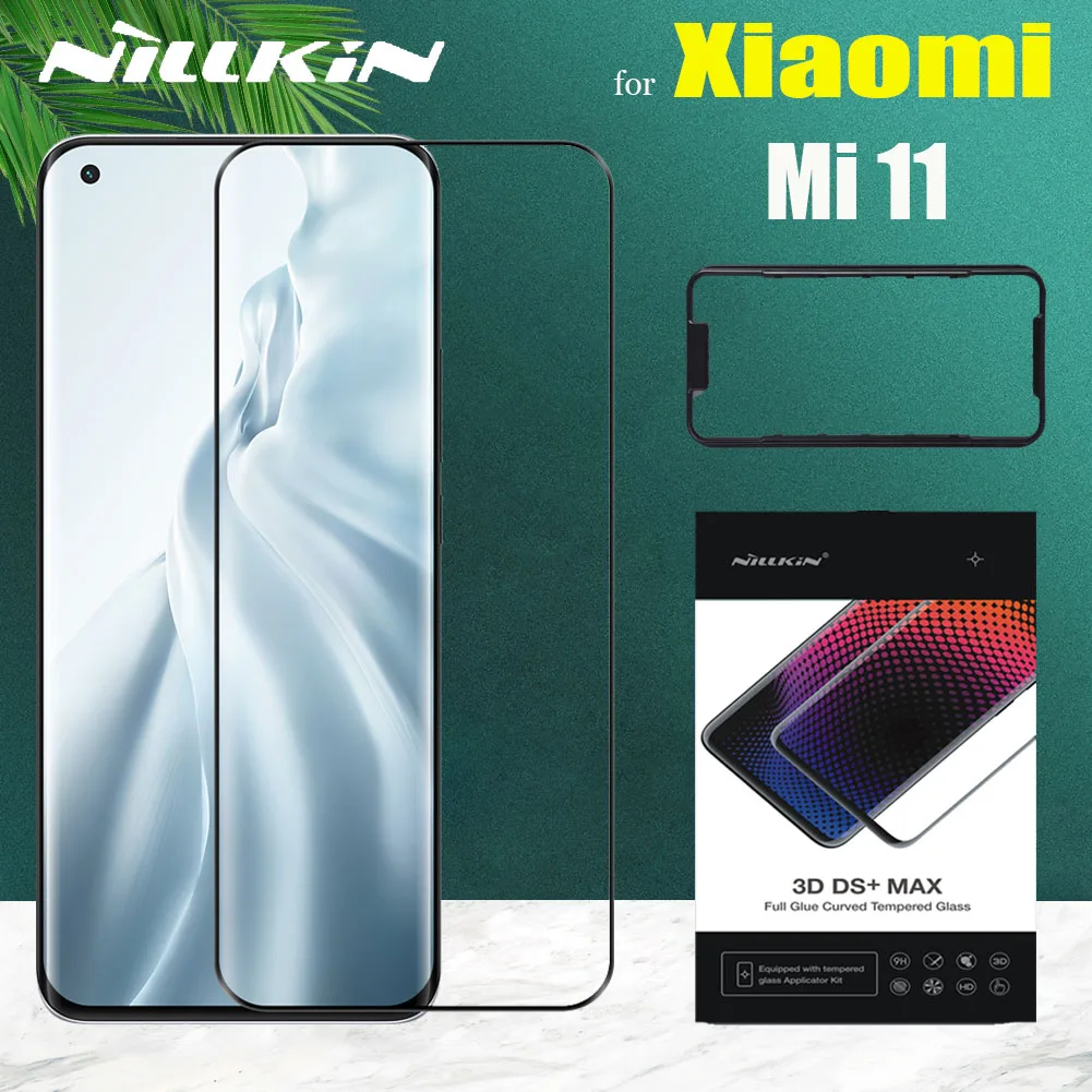 for xiaomi mi 11 ultra 12 pro 12x tempered glass screen protector nillkin 3d full coverage safety protective glass on mi12 mi11 free global shipping