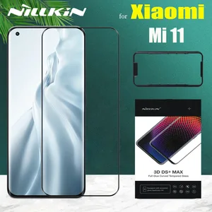 for xiaomi mi 11 mi11 5g tempered glass screen protector nillkin 3d dsmax full coverage safety protective glass for xiaomi mi11 free global shipping