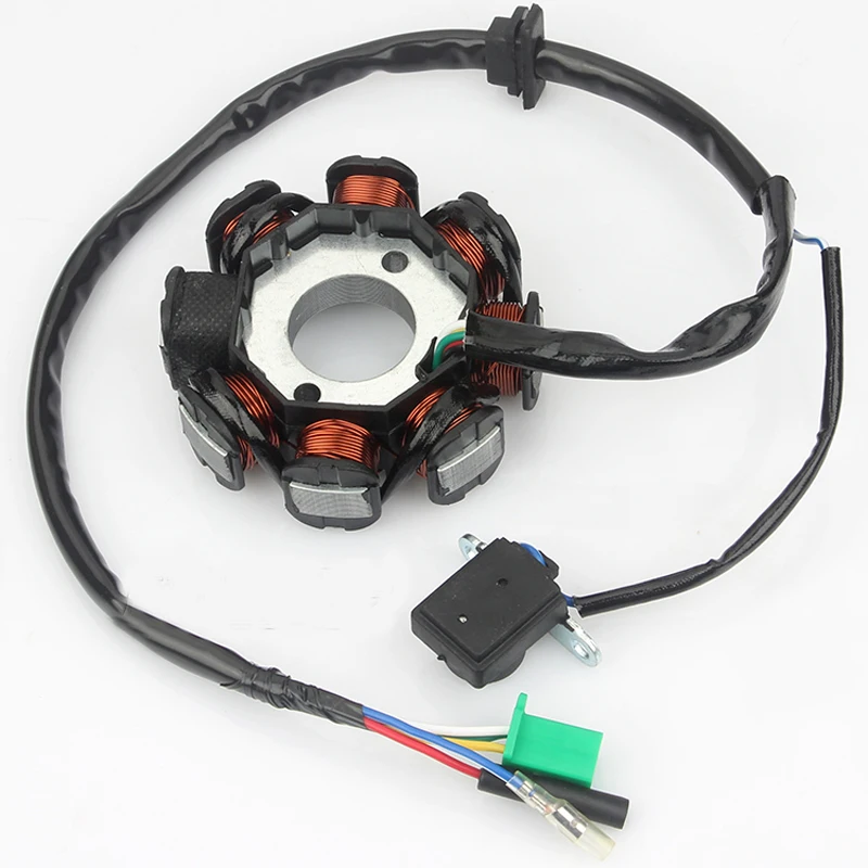 Скутер аксессуары GY6 125 150CC Магнето 8 ступенчатая катушки статора|Зажигание