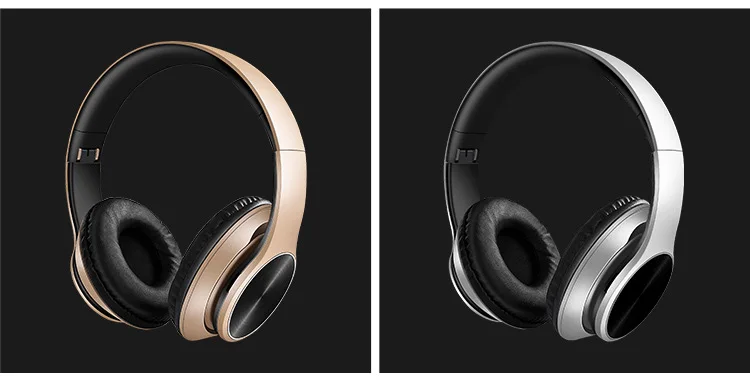 Hi-fi стерео Беспроводная гарнитура перезаряжаемые беспроводные наушники Bluetooth наушники-вкладыши Складная гарнитура с микрофоном