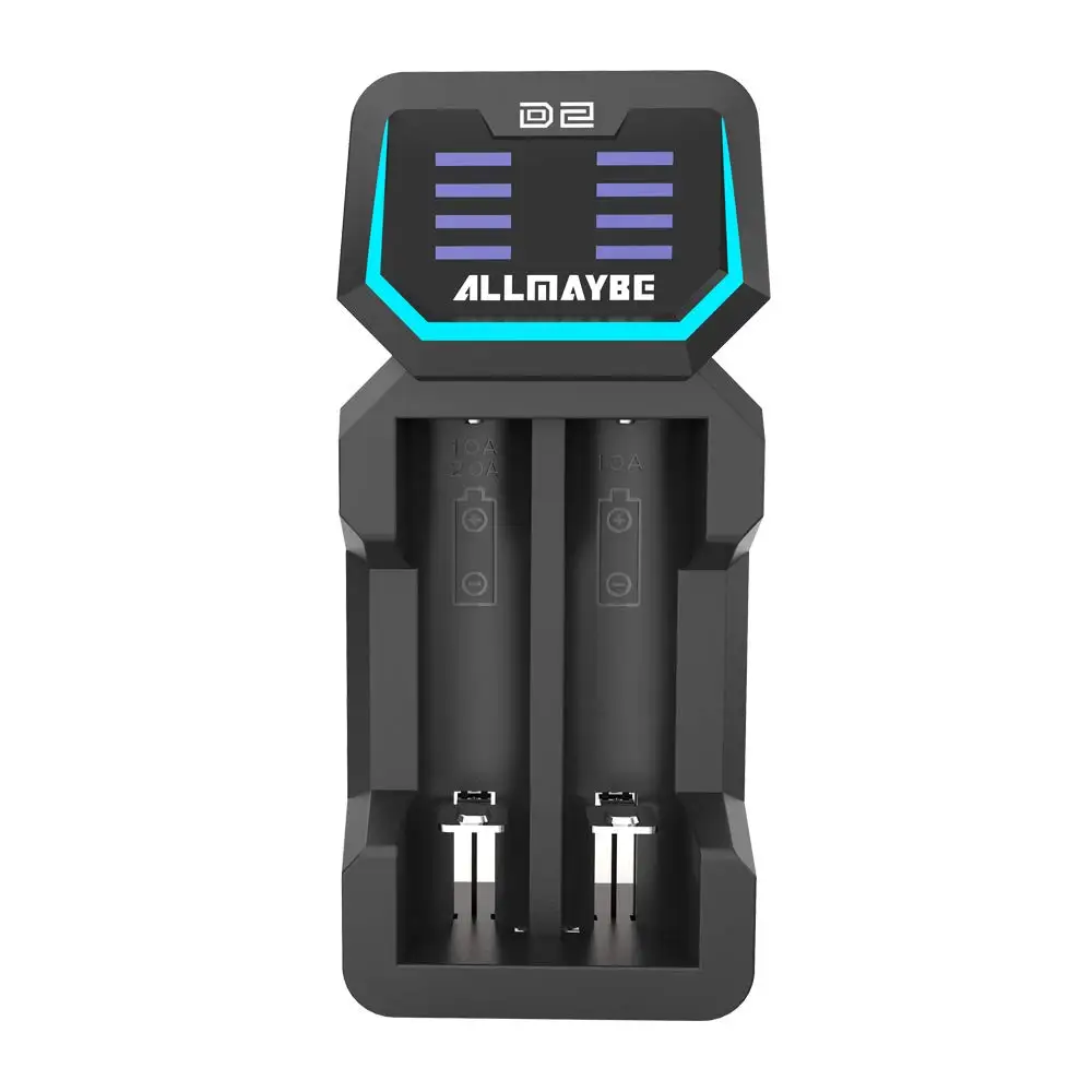 XTAR ALLMAYBE D2 Battery Charger For 3.6V 3.7V IMR/INR/ICR Li-ion 14650 17670 18700 20700 21700 18650 | Электроника