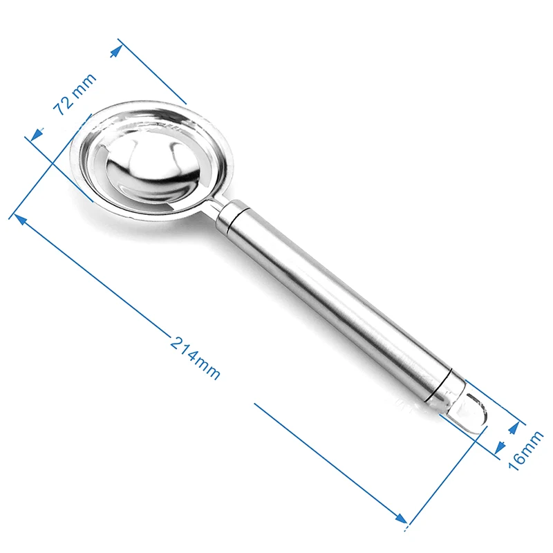 Кухонный бытовой разделитель из нержавеющей стали для белого яичного желтка