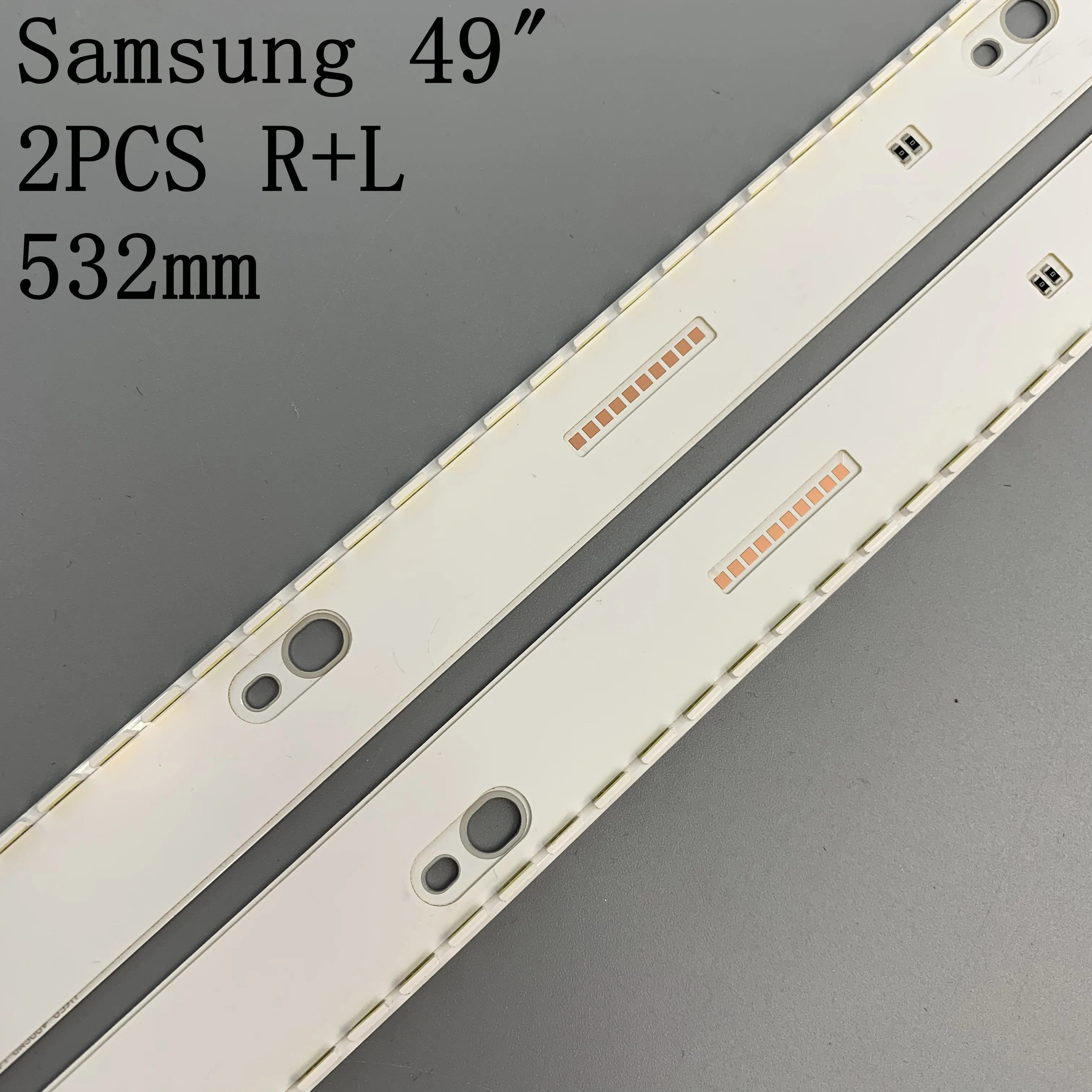 New 2 PCS LED backlight strip for Samsung UE49KU6670U UE49KU6500 UE49MU6500 BN96-39674A 39673A 39671A 39672A BN96-39880A 39882A