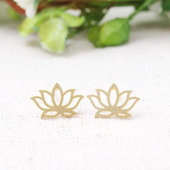 21 SMJEL Fashion Brushed Circle Karma Stud Earrings for Women Simple Round Geometric Small Ear brinco aros korean Style Jewelry - Окраска металла: 21