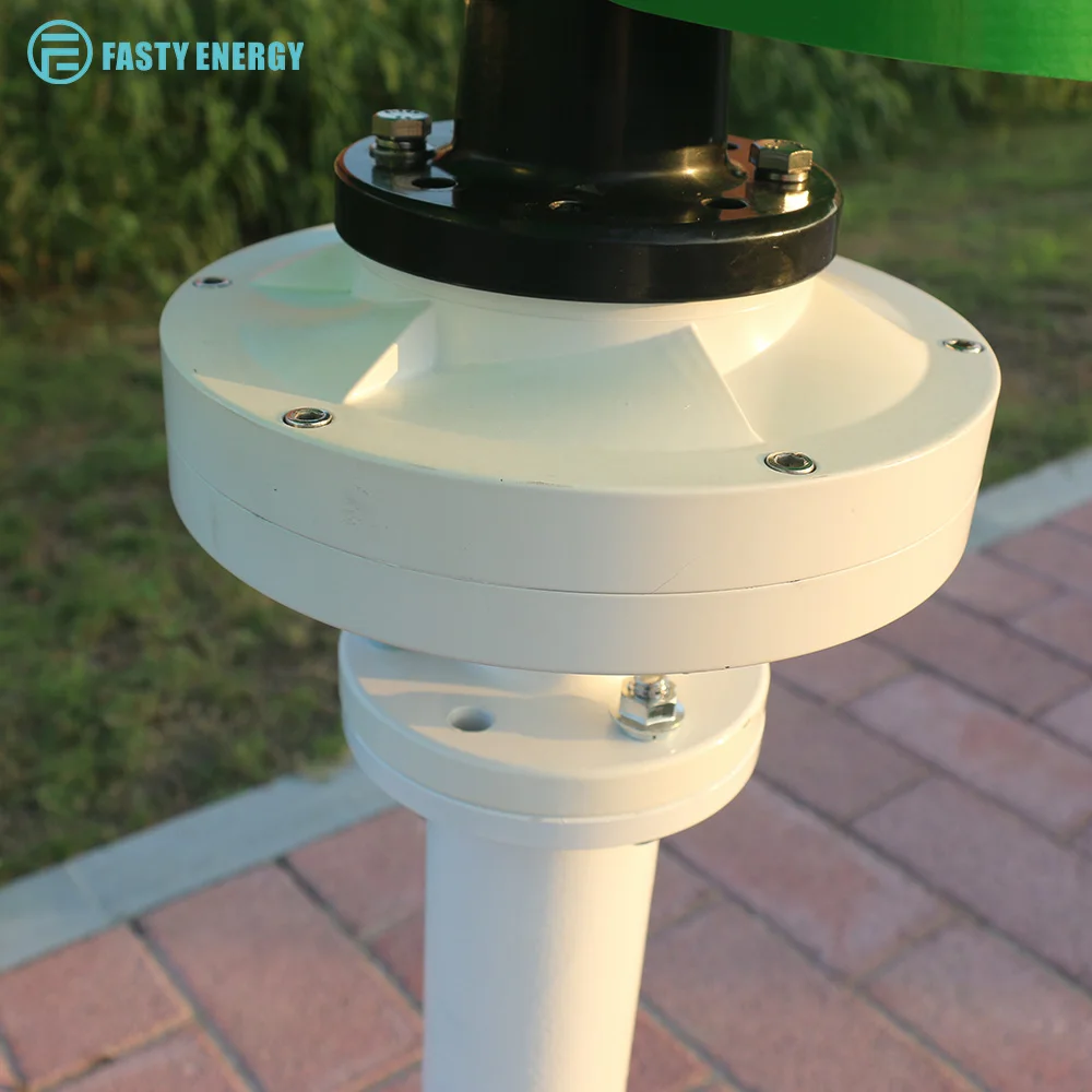 Roof mounted Vertical axis wind generator 100w 12v 24v with12v auto MPPT controller low start speed no noise for home | Обустройство