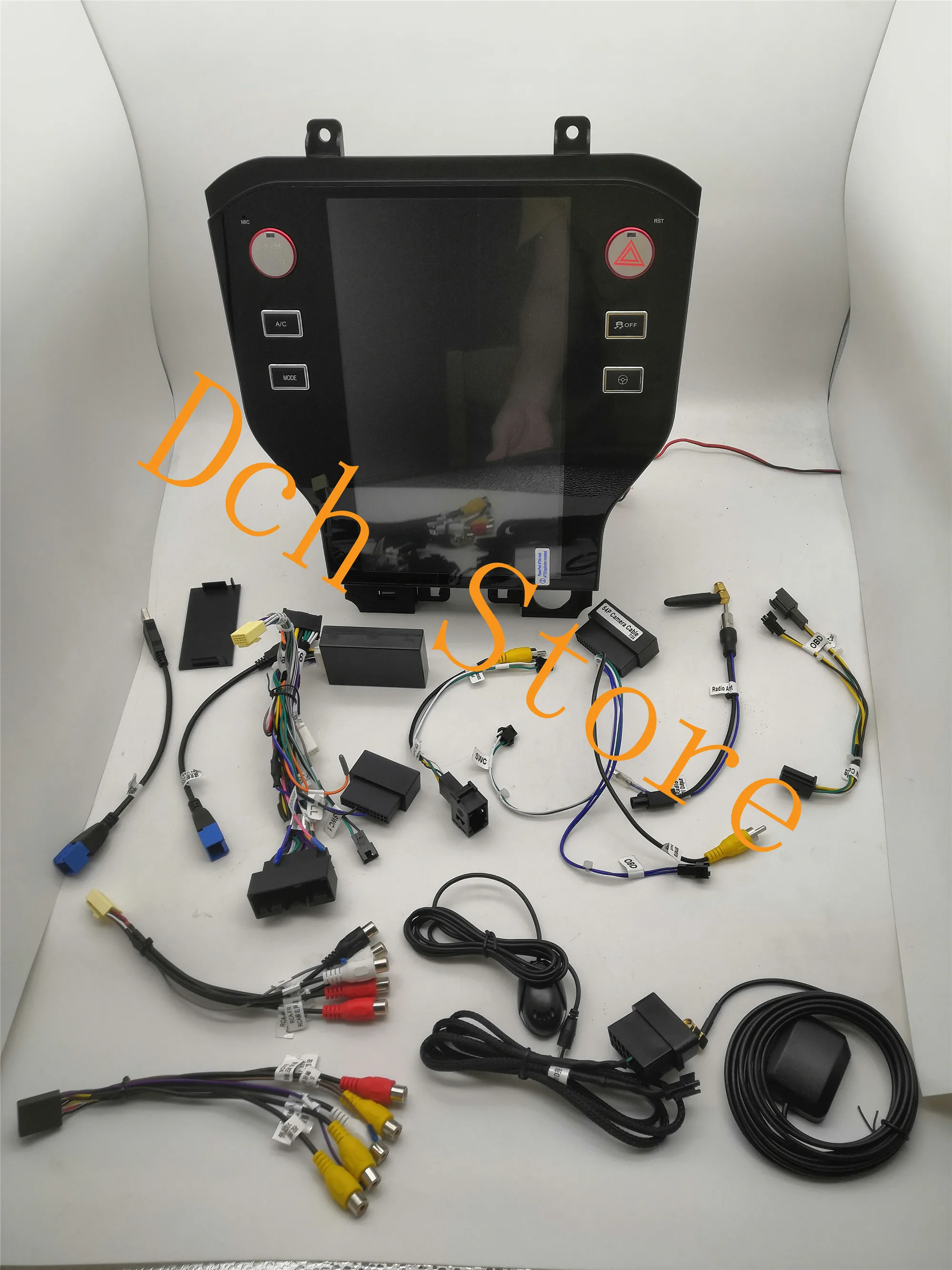 Автомобильный DVD-плеер Tesla Style 12 1 дюйма вертикальный экран Android 9 0 GPS-навигация для