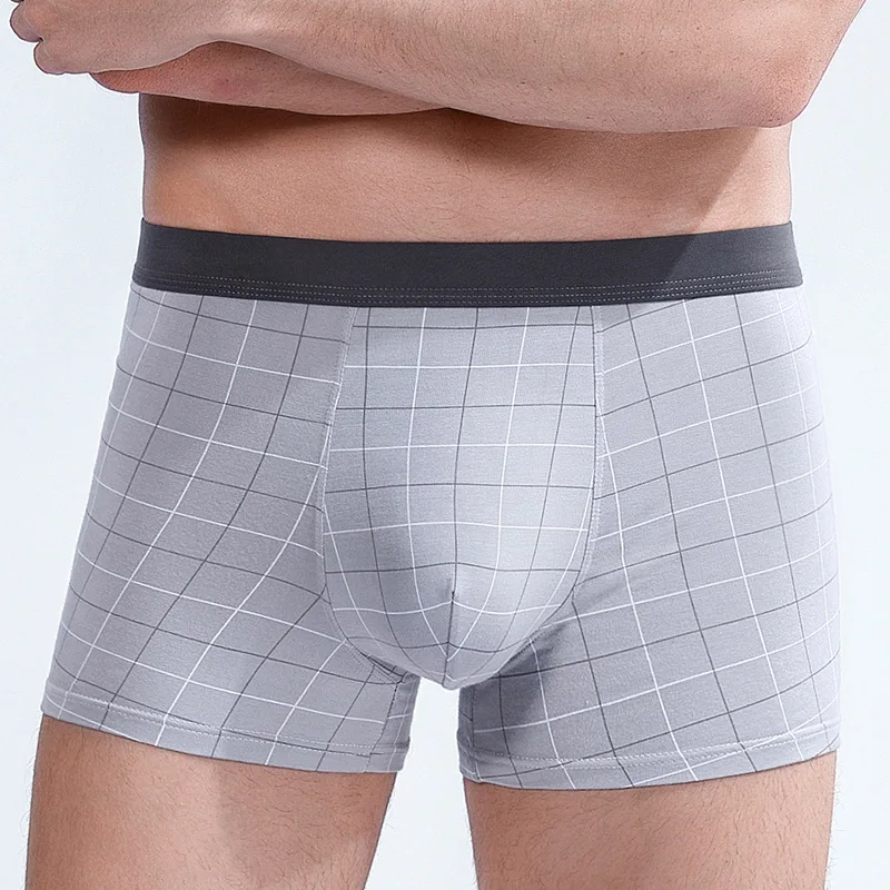 

3pcs One Lot Men's Modal Underwear Ice Silk Feeling Breathable Boxer Underwear Men's Modal Briefs Thin In Summer 21-997