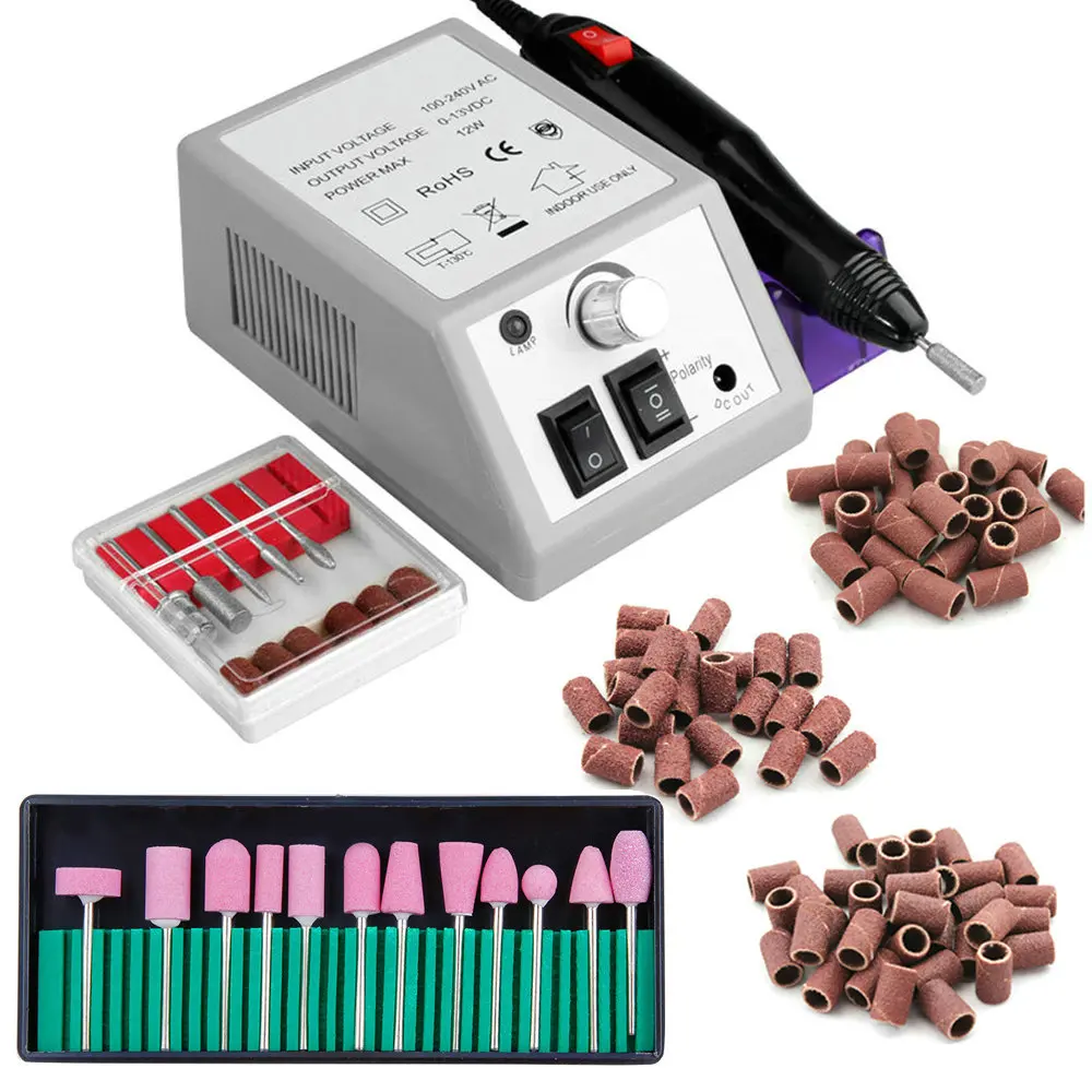 Электрический аппарат для маникюра дрель ногтей средство удаления кутикулы