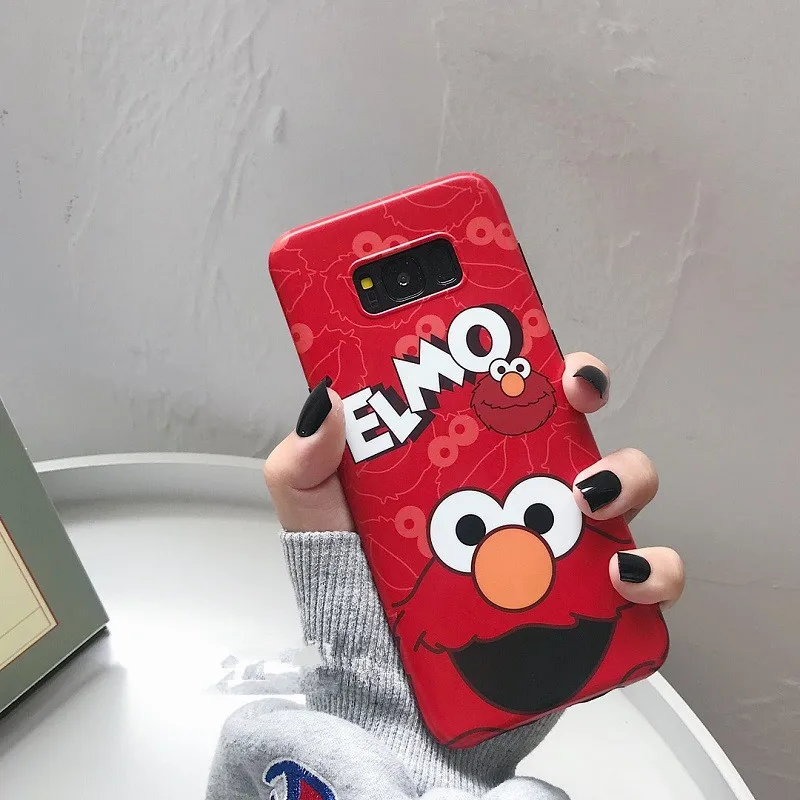 LPWZHMG чехол для телефона с изображением Элмо печенья samsung Galaxy S10 S10e Plus S8 S9 Note 8 9 |