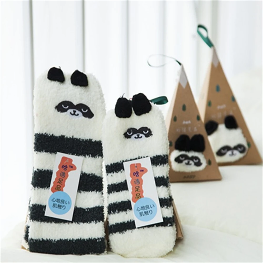 Одежда для сна из хлопка с рождественскими рисунками 3D объёмные носки осень-зима