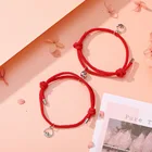 2 шт., браслет из нержавеющей стали для мужчин и женщин