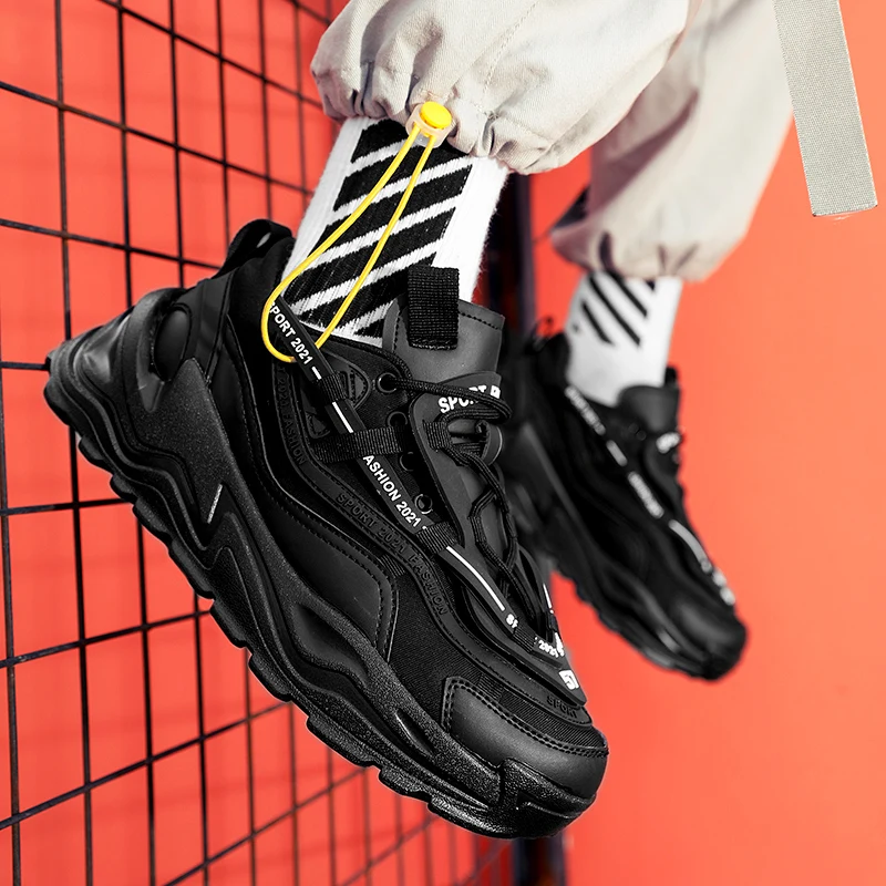 Новые трендовые мужские повседневные кроссовки 2021 летняя модная брендовая