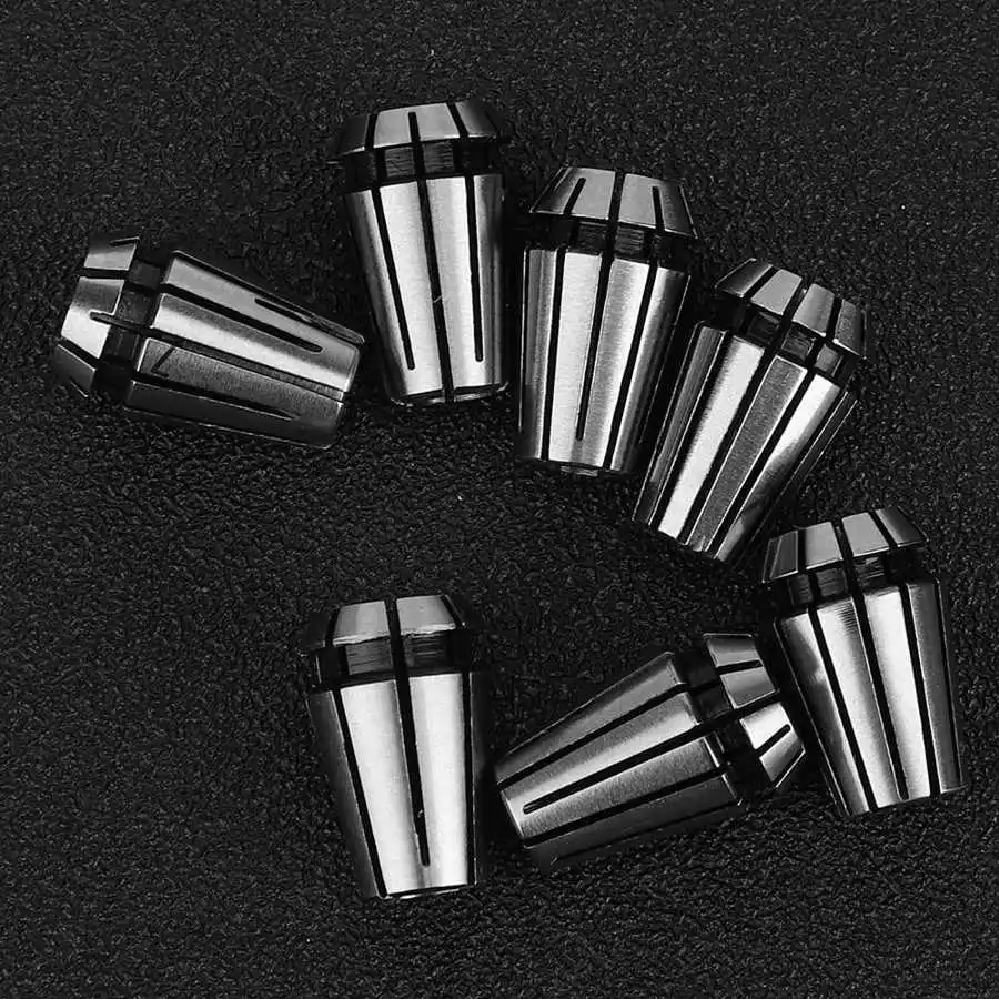 Цанговый патрон 7 шт. точный пружинный набор ЧПУ Гравировальный фрезерный станок