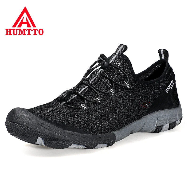 HUMTTO Summer Aqua Hiking Shoes for Men 2021 Breathable Non-slip Sport Mountai Mens Outdoor Climbing Trekking Man Water Sneakers
