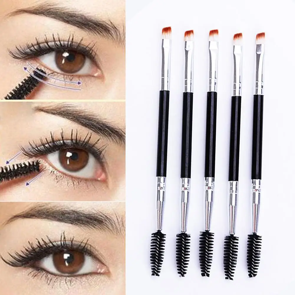 

Double-end Eyebrow Brush Professional Make Up Brush Bruh Wand Lash Extension Applicator Brushes Eyebrow Mascara Protable La P0t2