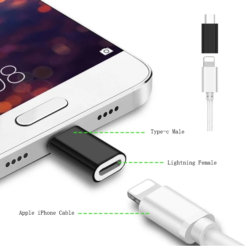 Адаптер с разъемом Lightning/Micro USB/Type C/USB Type C|Переходники и адаптеры| |