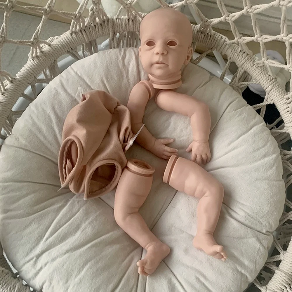 Продажа Неокрашенная кукла-Реборн, 19 дюймов, мягкая на ощупь Купить Неокрашенная кукла-Реборн, 19 дюймов, мягкая на ощупь