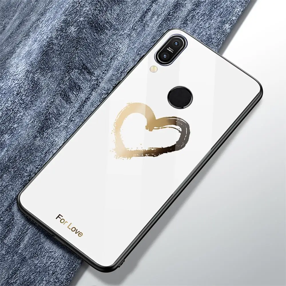 Чехол для ASUS Zenfone Max Pro M1 M2 ZB602KL ZB631KL стеклянный чехол с узором ZB601KL ZB633KL мягкий