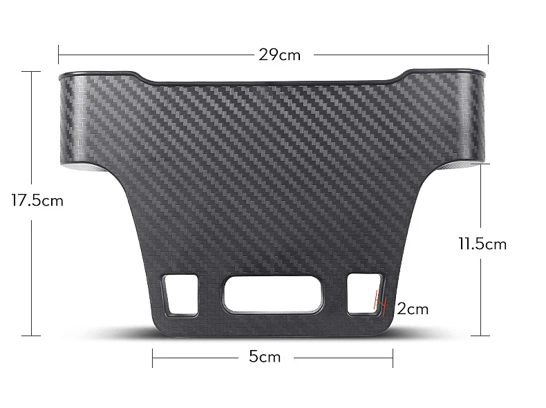 black 2 pieces Lsrtw2017 Abs ящик для хранения автомобильных сидений для Geely Boyue Xc 60 Atlas салонные молдинги аксессуары - Название цвета: black 2 pieces