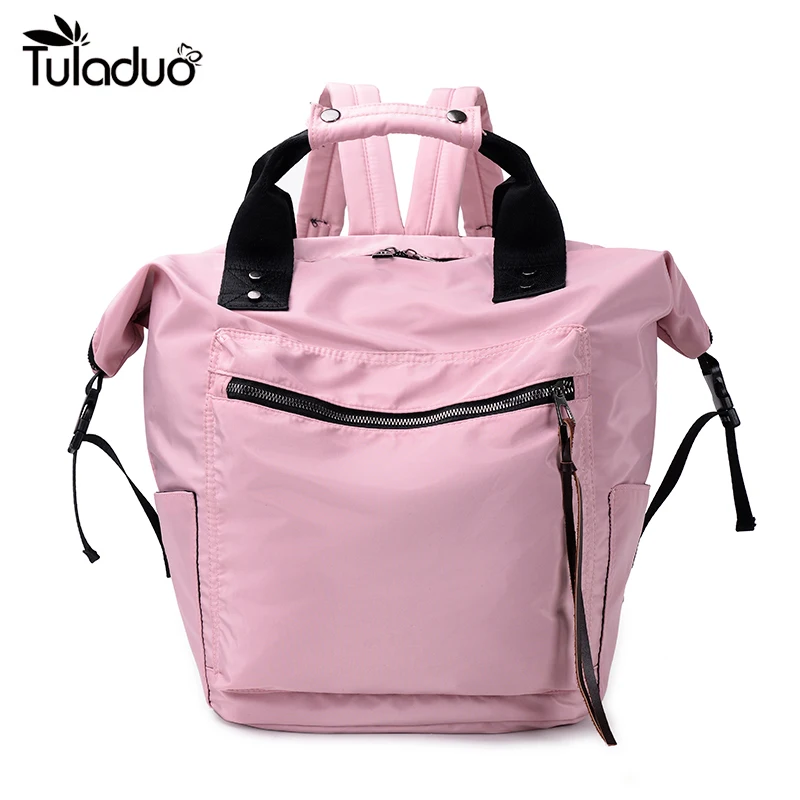 Новинка 2020 популярный водонепроницаемый рюкзак из ткани Оксфорд женские черные