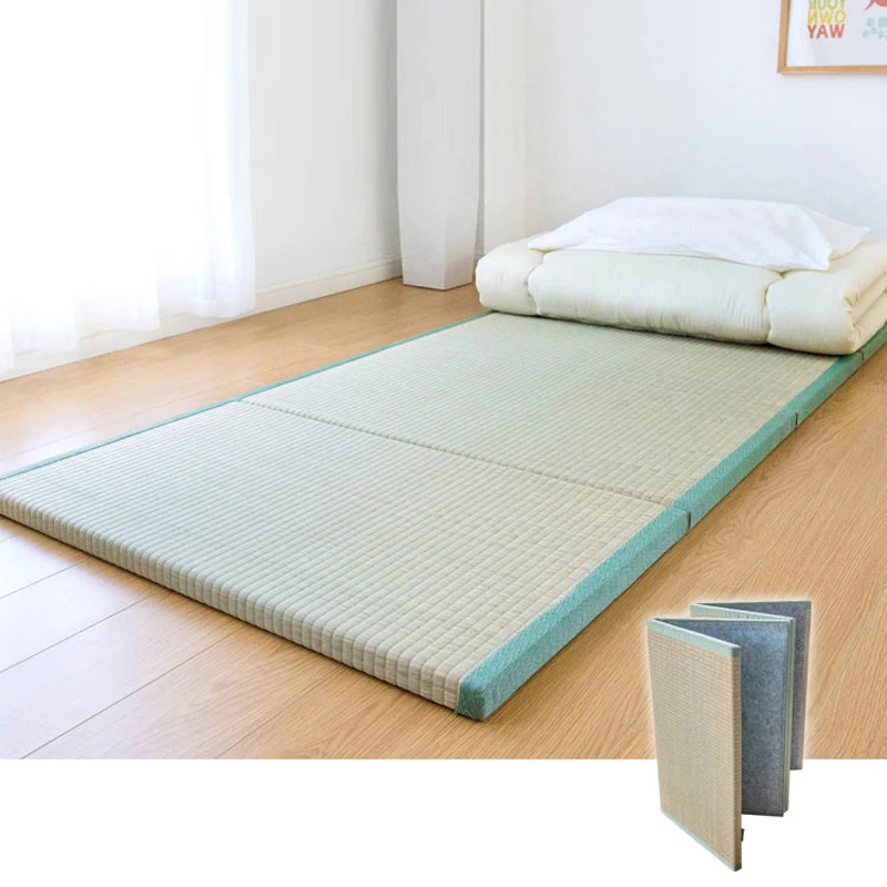Складной матрас татами в японском стиле коврик для травы простой и комнатный