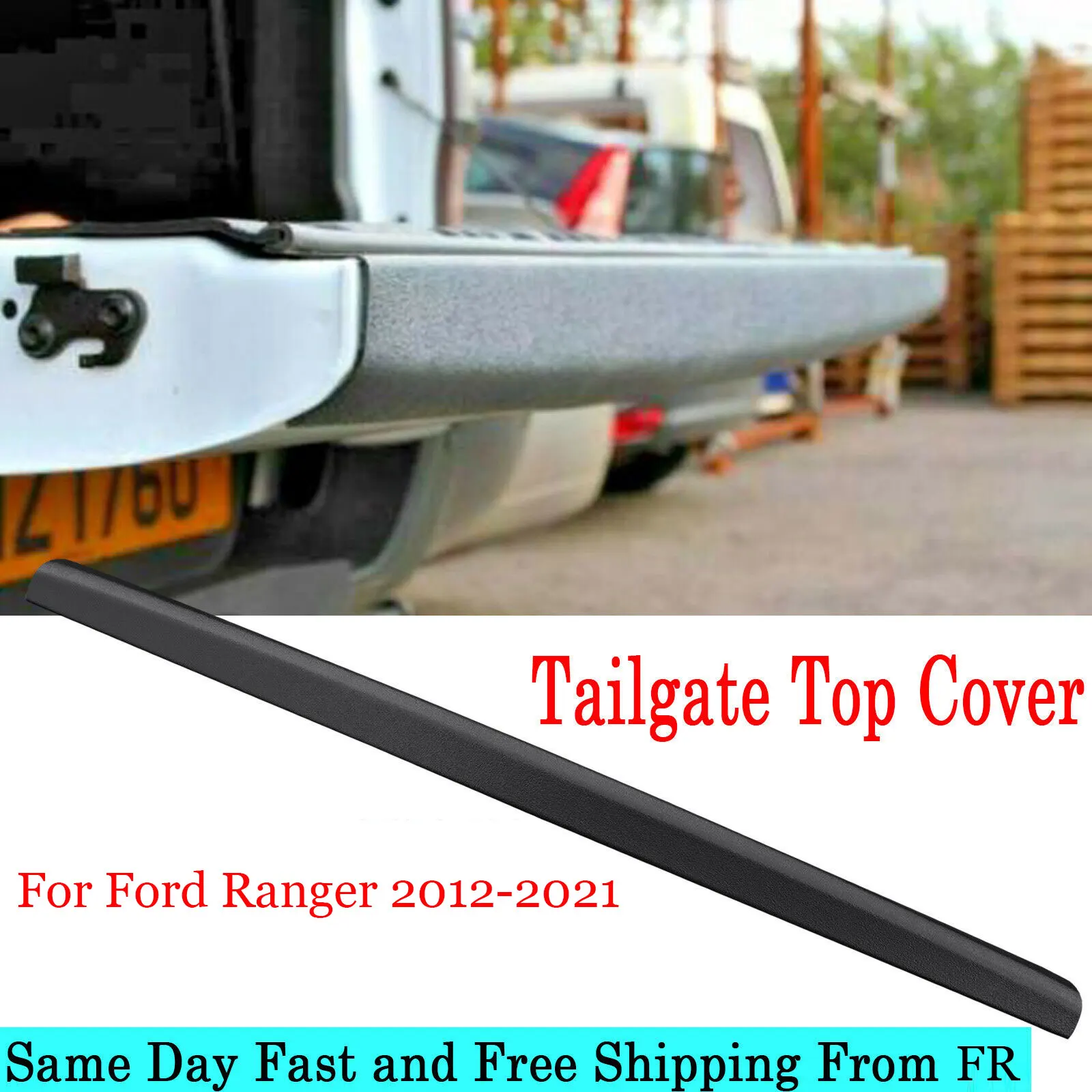 SIDE RAIL COVER TAIL GATE TRUCK TRIM CAR ACCESSORIES FOR FORD RANGER 2021 WILDTRAK 2019 2020 2021 XL XLT XLS ALL MODEL enlarge