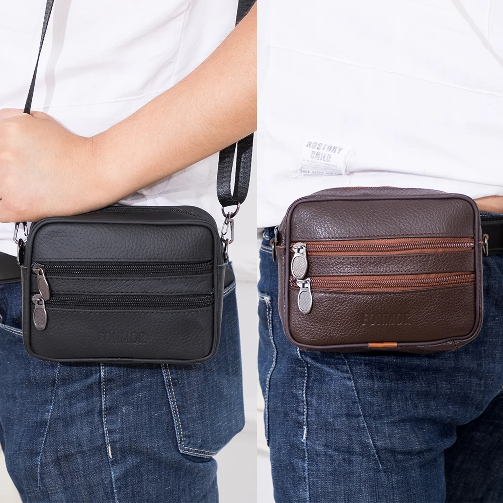 Мужские сумки Fonmor из высококачественной натуральной воловьей кожи мессенджеры