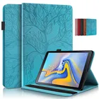 Чехол для планшета Samsung Galaxy Tab A 2018, чехол SM-T590 с тиснением 3D деревом, чехол для планшета Samsung Galaxy Tab A 10 5