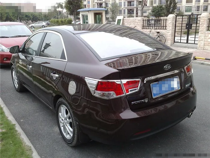 Спойлер для Kia Forte 2010 2015 спортивный спойлер из АБС пластика заднего крыла