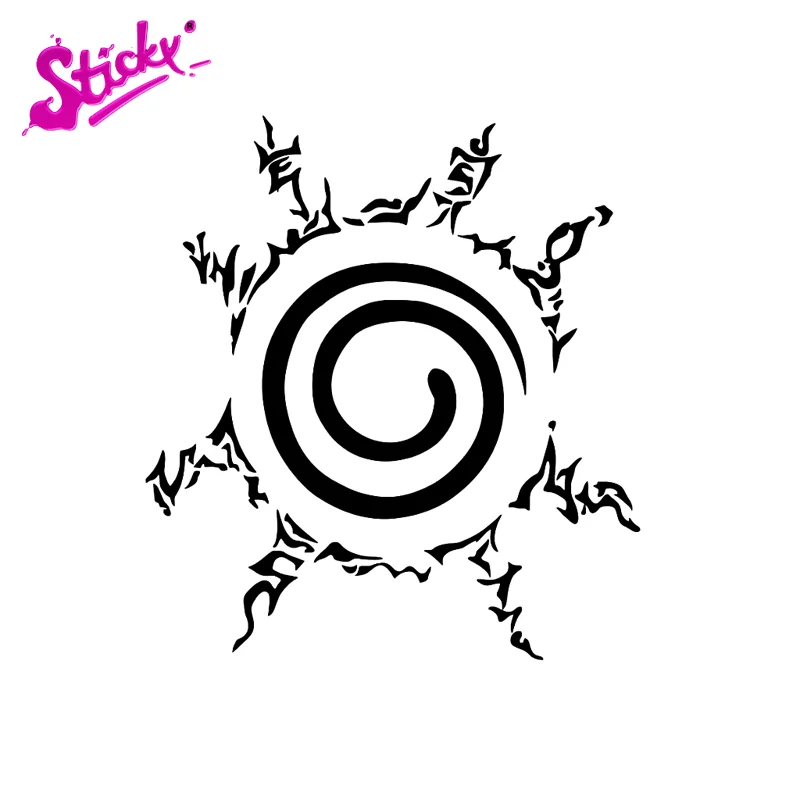 

STICKY Interesting Naruto Seal Vinyl Retro-reflective Car Sticker Decal